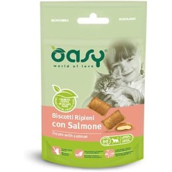 Oasy Snack Cat - Biscotti Ripieni Con Salmone 60 G