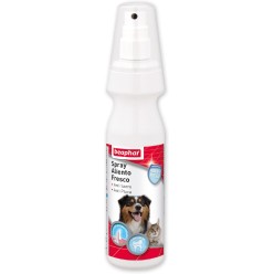 Beaphar Fresh Spray 150 ml - Spray Dentale per Igiene Orale Quotidiana dei Cani, Anti-Placca e Anti-Tartaro