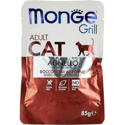 Monge Grill Bocconcini In Jelly – Ricco In Agnello – Adult 85 Gr Cibo Umido