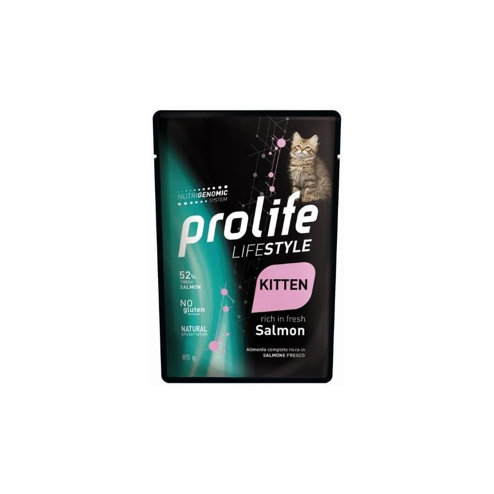 Prolife lifestyle  Kitten Salmone 85Gr cibo umido
