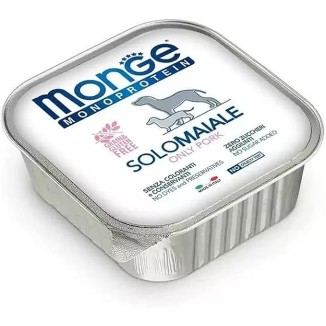 MONGE MONOPROTEICO DOG SOLO MAIALE PATÈ 150 GR CIBO UMIDO