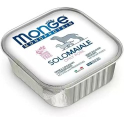MONGE MONOPROTEICO DOG SOLO MAIALE PATÈ 150 GR CIBO UMIDO