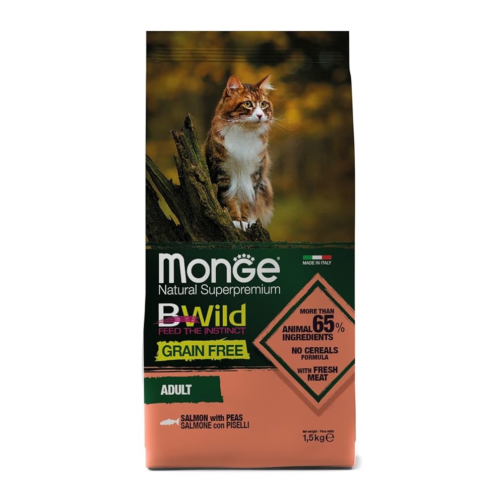 Monge Bw Cat Salmone/Piselli