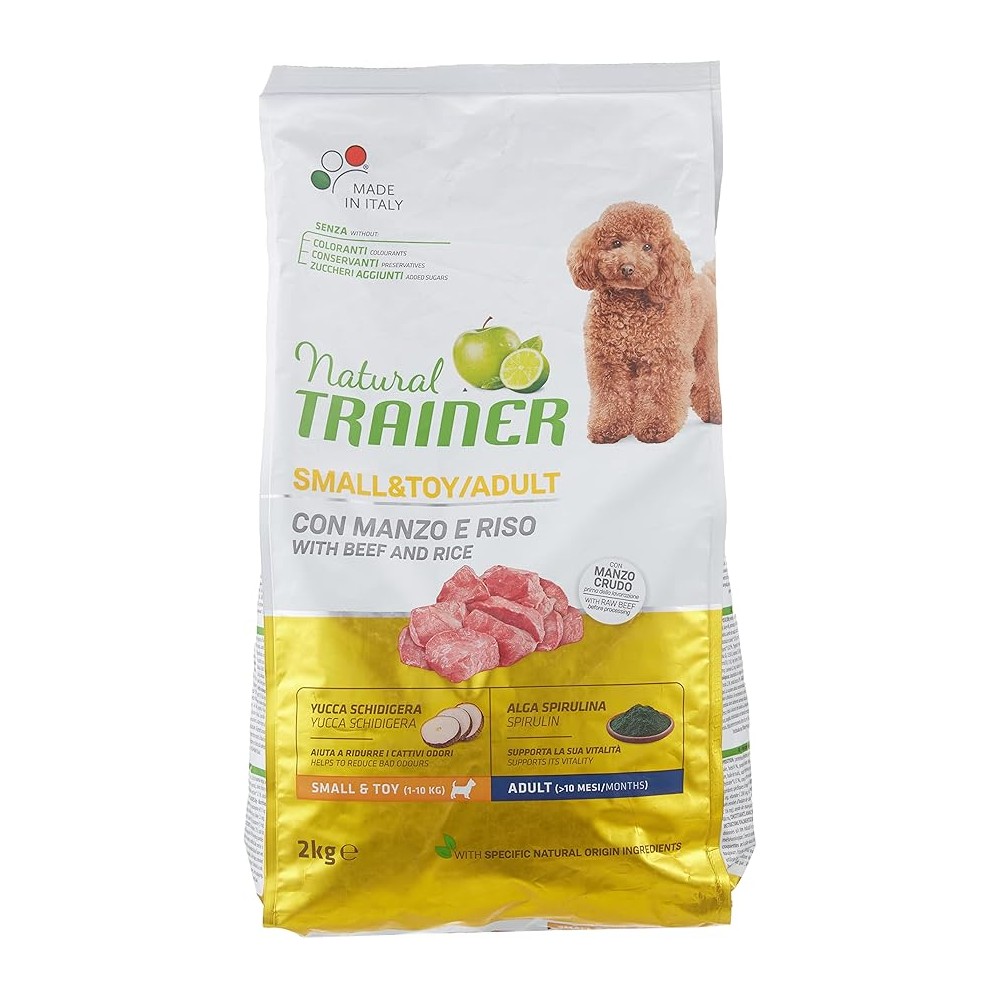 Natural Trainer crocchette cane  Mini Manzo 2 Kg