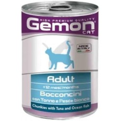 Gemon Cat Tonno E Pesce Steril 415Gr cibo umido