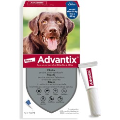 Advantix Spot-on per cani oltre 25 kg fino a 40 kg 6 pipette