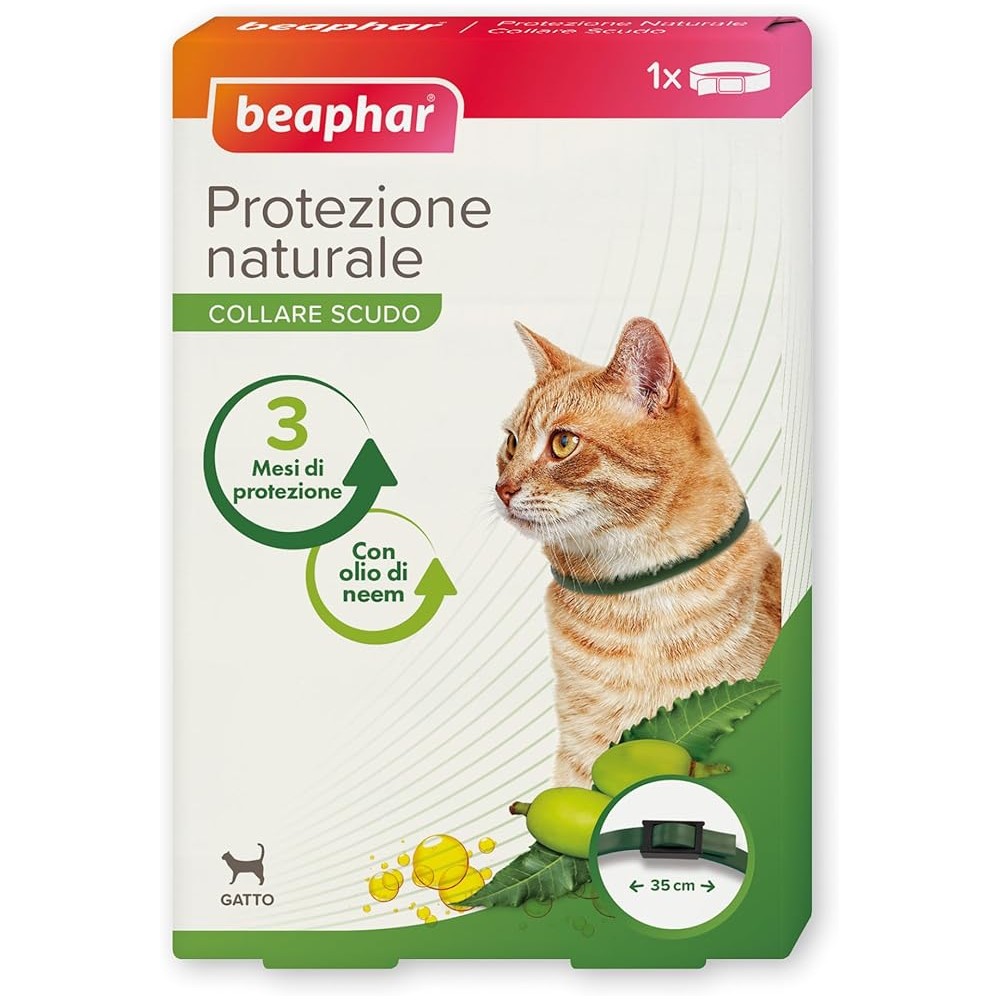 Beaphar Protezione naturale Collare Olio Di Neem  Gatto 35 cm