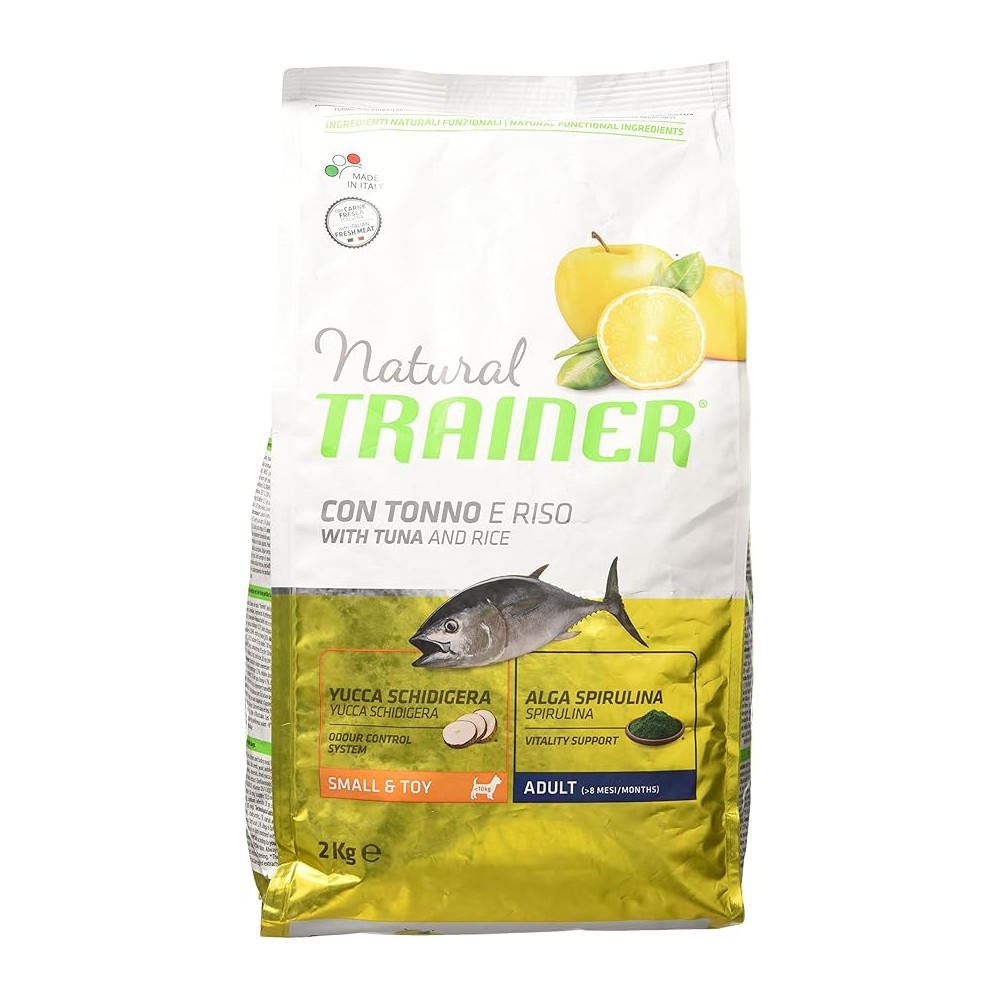 Natural Trainer crocchette cane  Mini 2 Kg Tonno