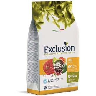 EXCLUSION  Monoproteico Crocchette cane small manzo 2kg
