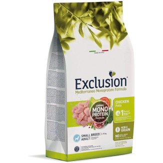 Exclusion  Monoproteico  crocchette cane Adult pollo  Small 2 Kg