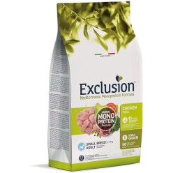 Exclusion  Monoproteico  crocchette cane Adult pollo  Small 2 Kg