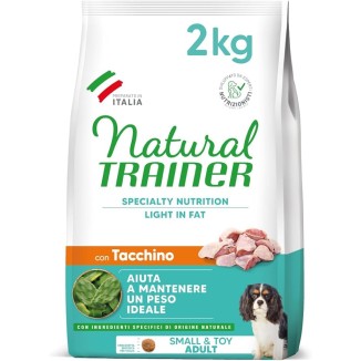 Natural  trainer crocchette cane Mini Light Tacchino 2 Kg