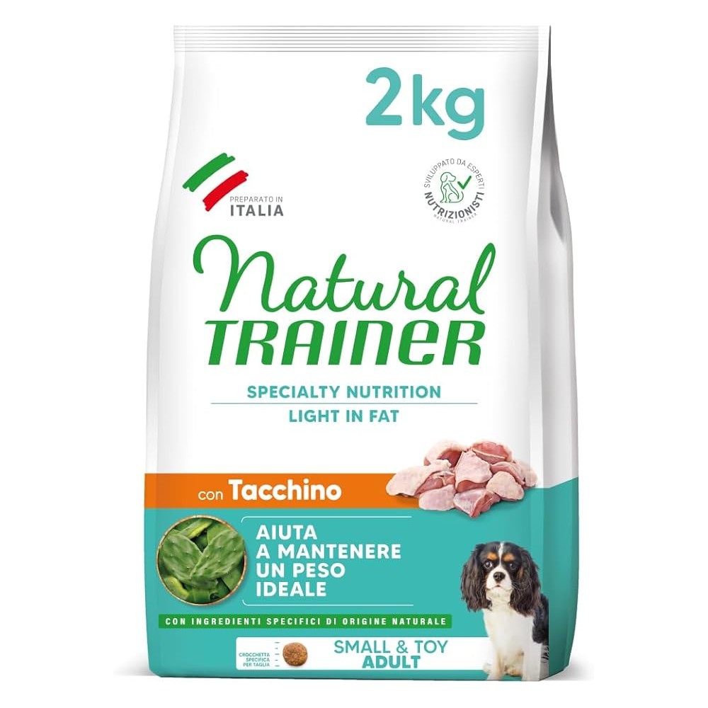 Natural  trainer crocchette cane Mini Light Tacchino 2 Kg