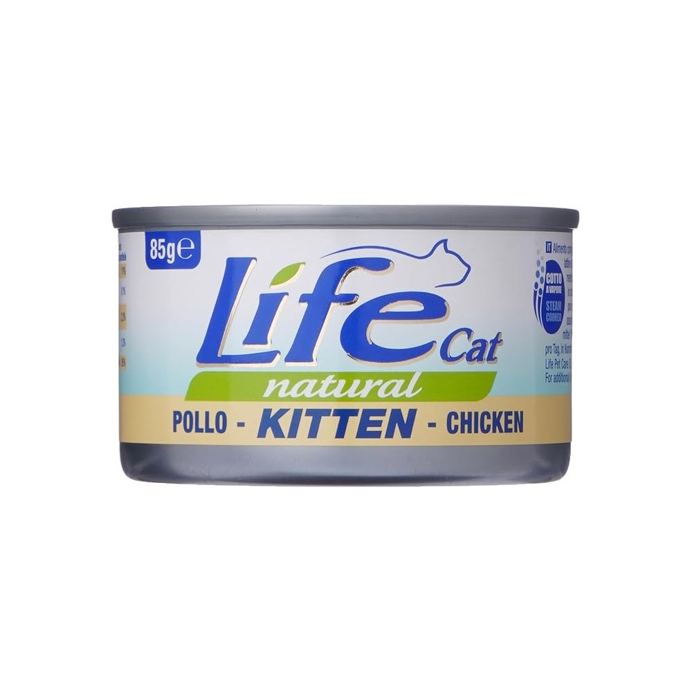 Life Cat Kitten Pollo 85 Gr cibo umido