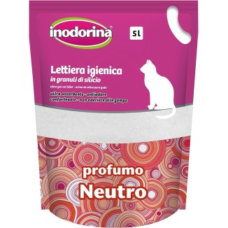 Lettiera  Inodorina Silicio Neutra 5 Lt