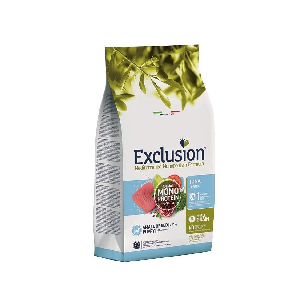 Exclusion Monoproteico  crocchette cane Puppy  Tonno 2Kg