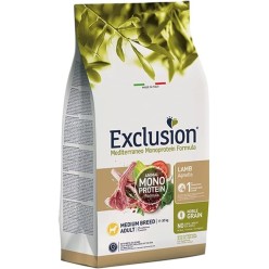 Exclusion  Monoproteico crocchette cane  Adult Lamb Medium 3 Kg