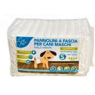 Leo Pet Pannolini A Fascia Mascio S 3-7 Kg