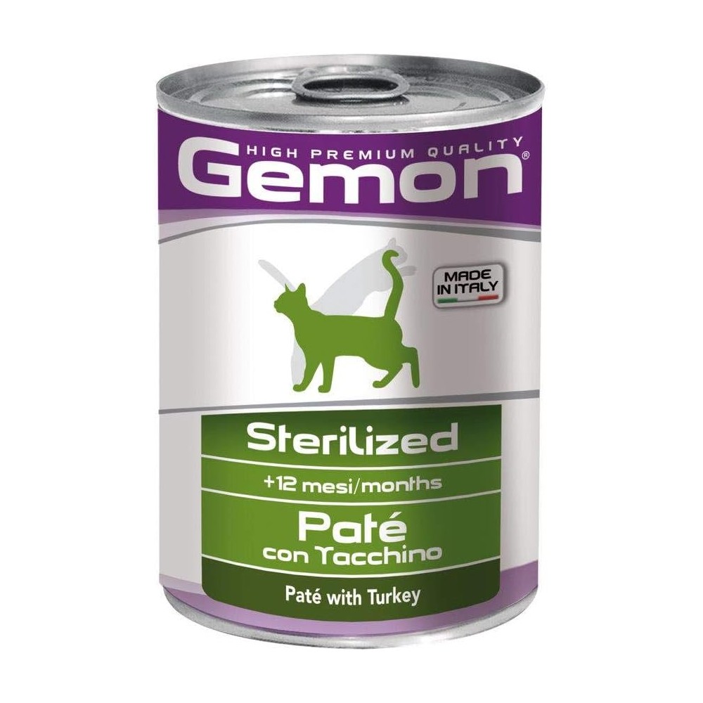 Gemon Cat Steril Tacc  Pate 415Gr cibo umido