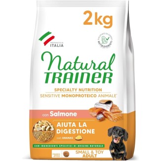 Natural Trainer  Sensitive crocchette cane adult  Mini Salmone 2 Kg