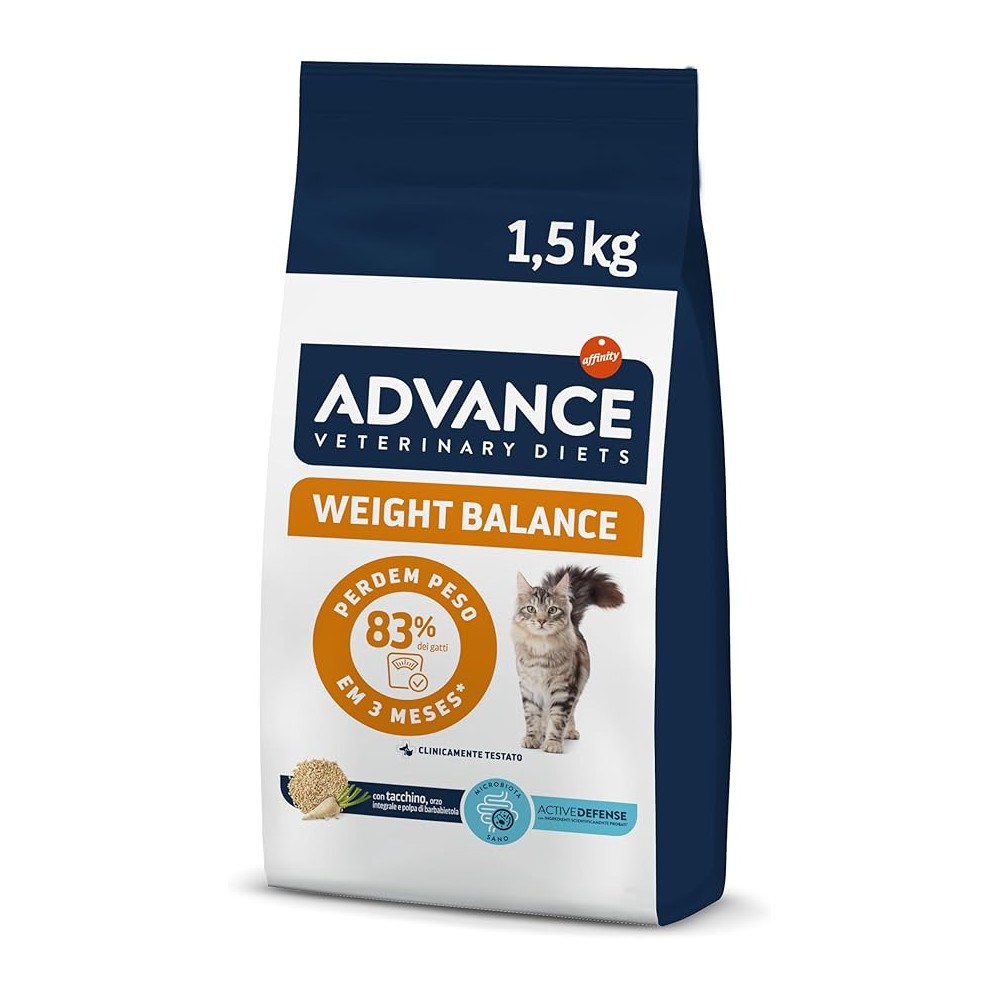 Advance Veterinary Diets Weight Balance Crocchette gatto 1.5 kg