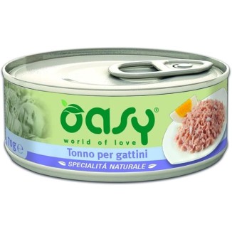 Oasy Sp. Naturali Lattina Tonno Per Gattini 70 Gr