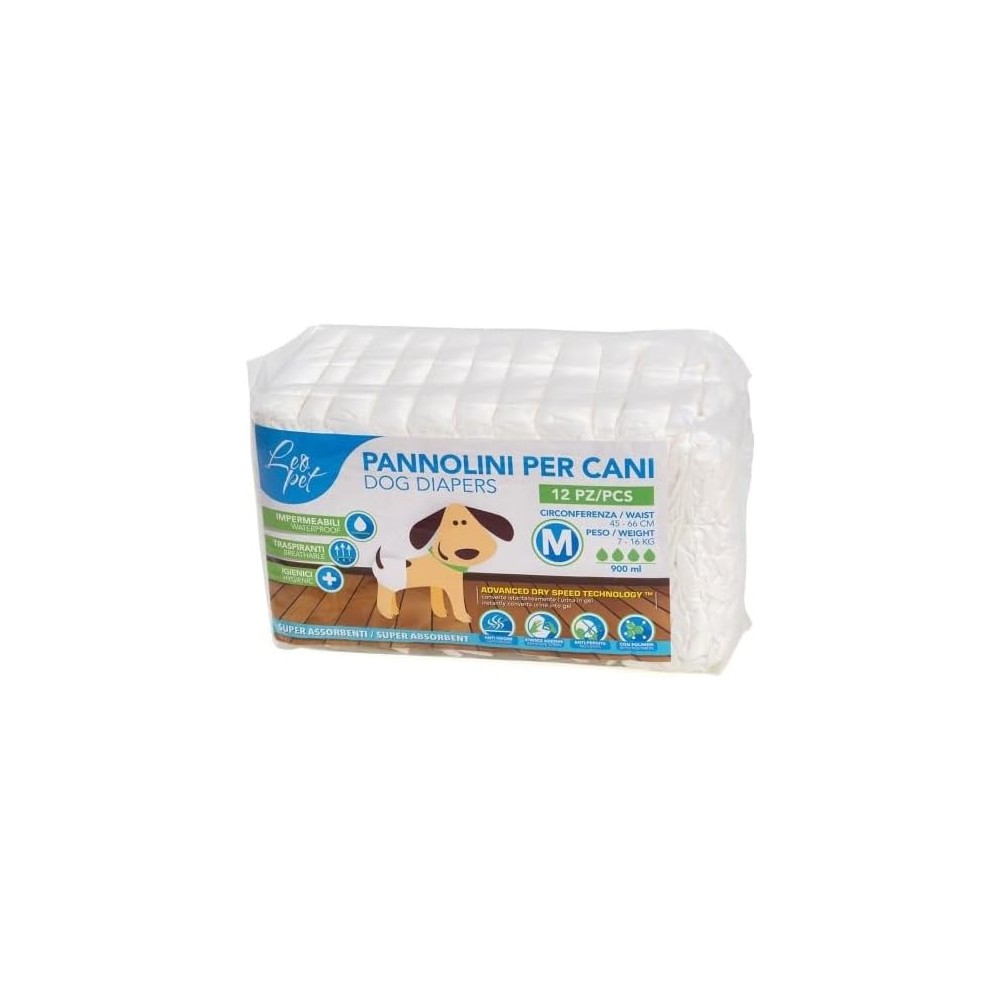 Pannolino Per Cani Femmine M 7-16 Kg