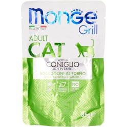 Monge Grill Bocconcini in Jelly – Ricco in Coniglio – Adult 85 gr cibo umido
