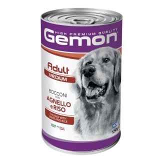 Gemon Dog Bocconi 1250 Agnello/Riso cibo umido