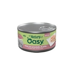 Oasy Natury Jelly Dog 150 Gr Pollo Prosciutto cibo umido per cani
