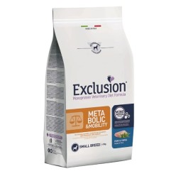 Exclusion metabolic e mobility  crocchette cani adulti mini maiale e fibre 7kg