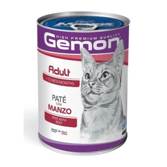 Gemon Cat Adult Pate Con Manzo 400 gr cibo umido