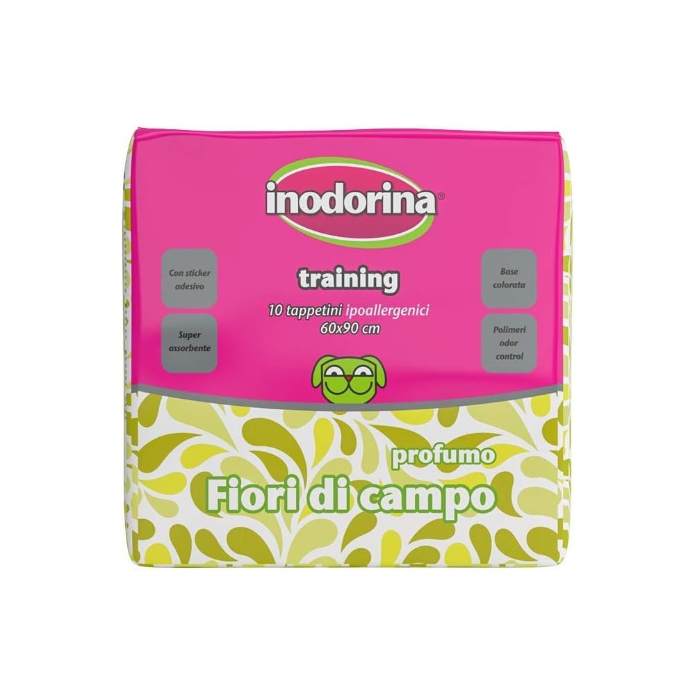 Inodorina Tappetini Assorbenti 10 Pz Fiori 60X90