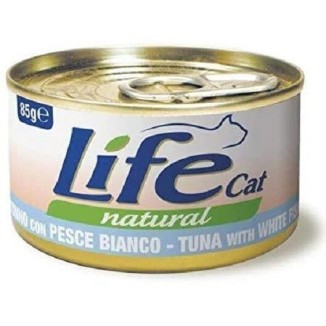 Life Cat Tonno e Pesce bianco 85 Gr cibo umido