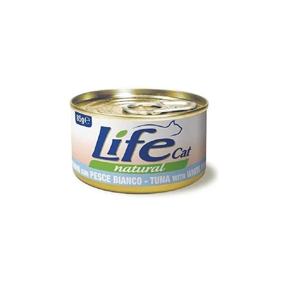 Life Cat Tonno e Pesce bianco 85 Gr cibo umido