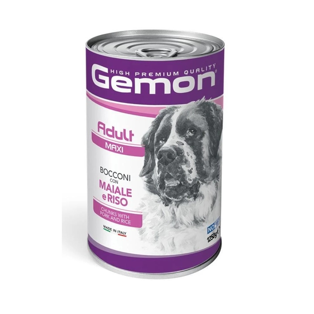 Gemon Dog Bocconi 1250 Agnello/Riso cibo umido