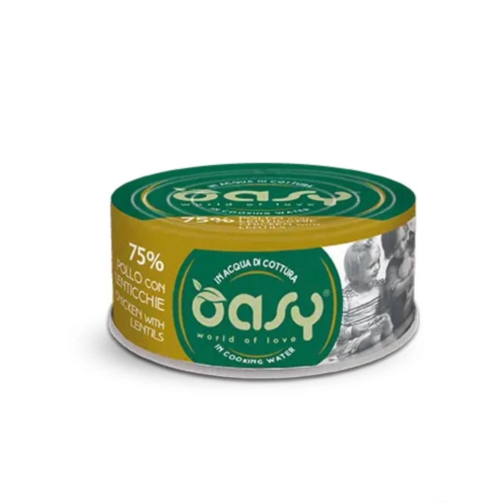 Oasy More Love Lattina Pollo/Lenticchie 70 Gr