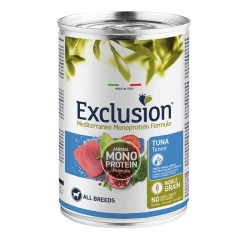 Exclusion Monoprotein Noble Grain cibo umido per cani adulti tonno  400 Gr