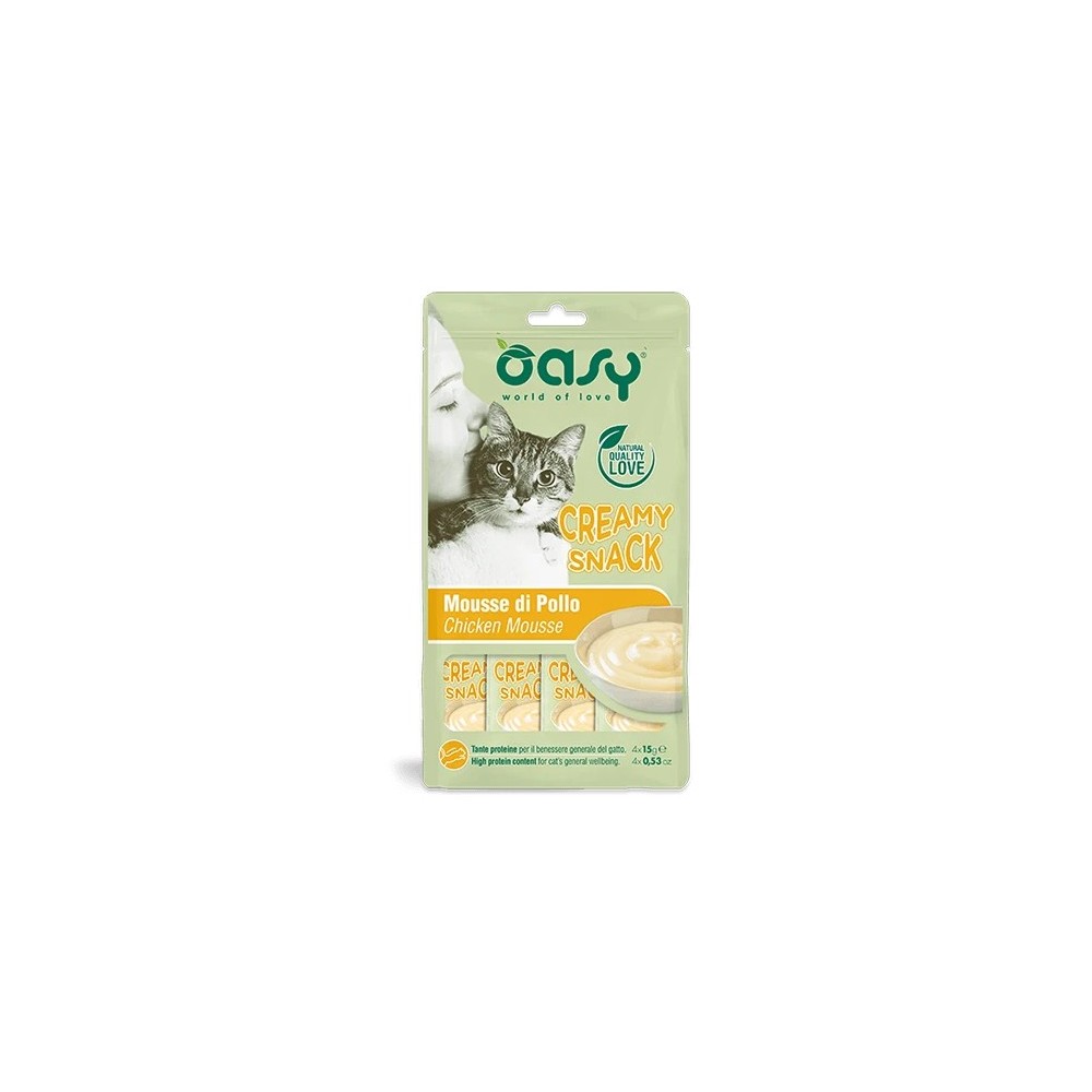 Oasy Snack Cat - Creamy Snack Pollo (4X15Gr)