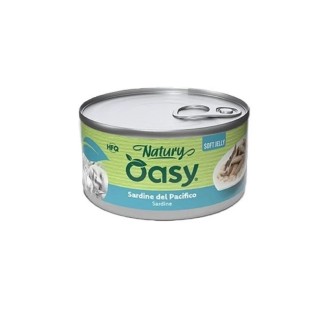 Oasy Natury Softy Jelly 85 Gr Sardine cibo umido per gatti