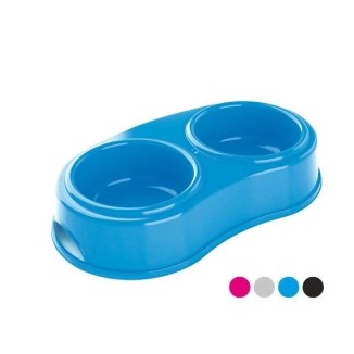 Record Ciotola Doppia Tonda Antiscivolo 30X17 Cm 1 L