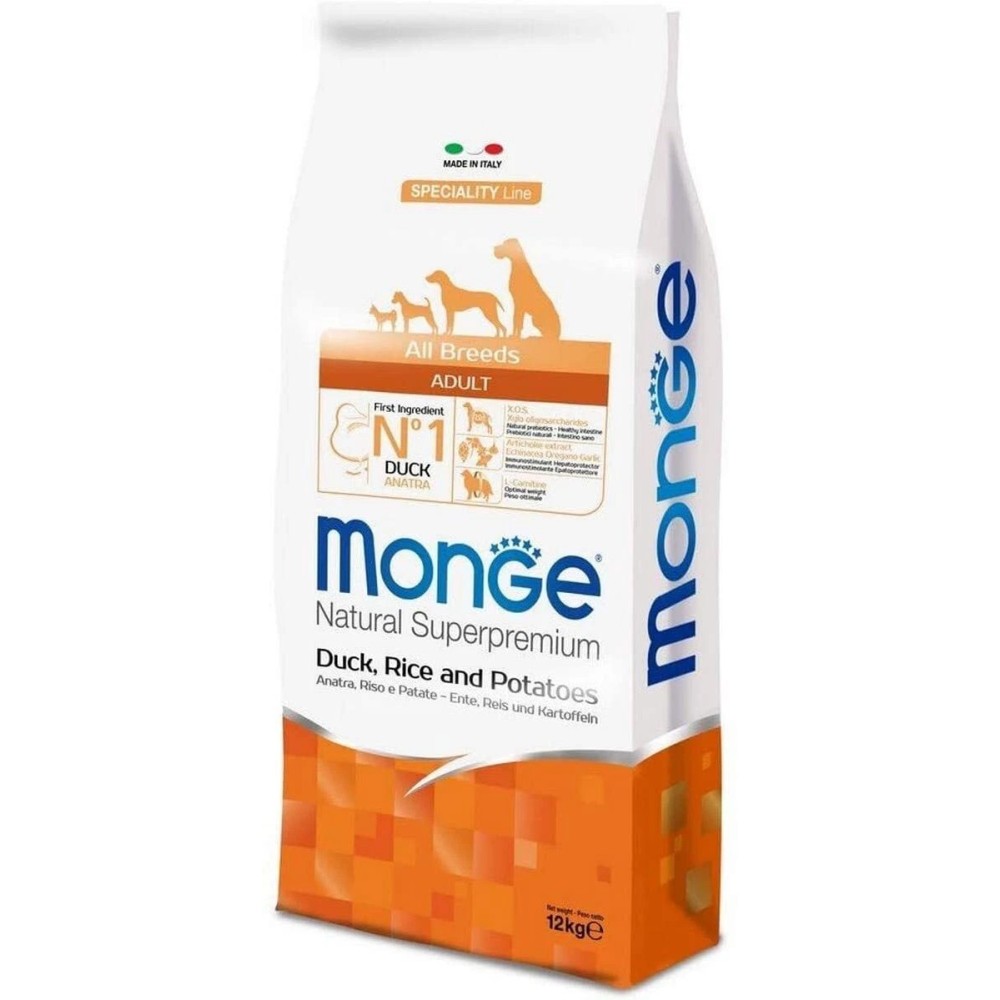 Monge Natural Superpremium Monoprotein Dog Adult Anatra con Riso e Patate 12 kg crocchette cane