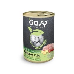 Oasy Grain Freef Medium/Large Pollo 400 Gr cibo umido per cani