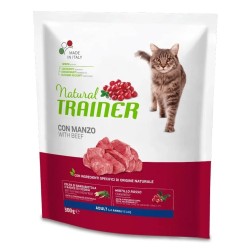 Natural Trainer crocchette gatto  300 Gr Manzo