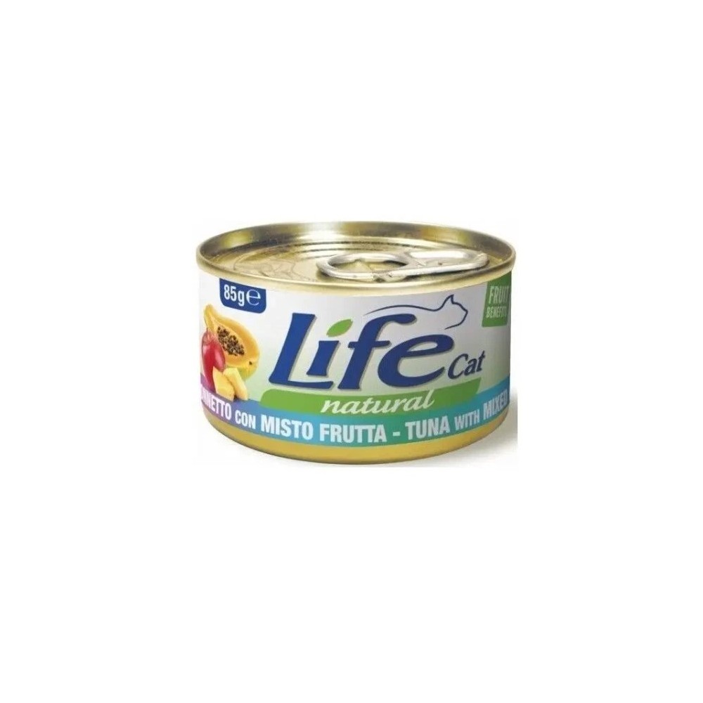 Life Cat Tonno/Misto Frutta 85 Gr cibo umido