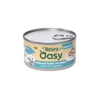 Oasy Cooking Broth  80 Gr Sardine cibo umido per gatti