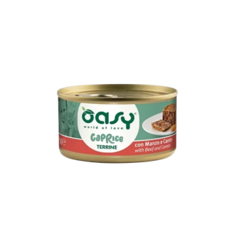 Oasy Caprice Terrine 85 Gr Manzo/Carote cibo umido per gatti