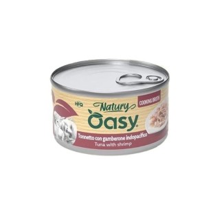 Oasy Cooking Broth  80 Gr Tonno/Gamberetti cibo umido per gatti