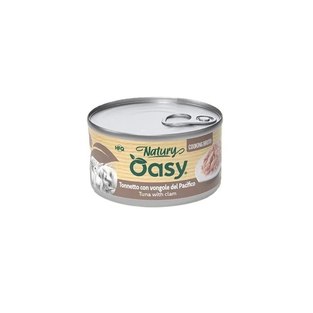 Oasy Cooking Broth  80 Gr Tonno/Vongole  cibo umido per gatti
