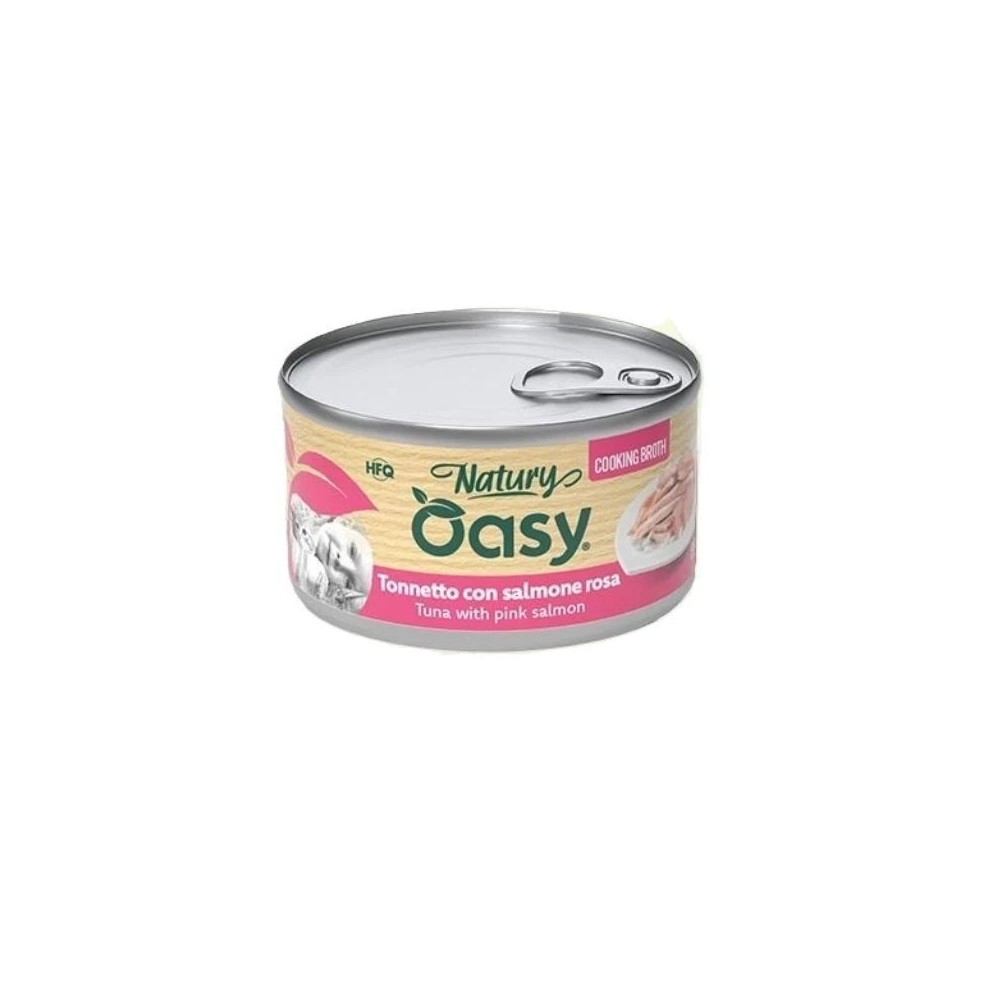 Oasy Cooking Broth  80 Gr Tonno/Salmone  cibo umido per gatti
